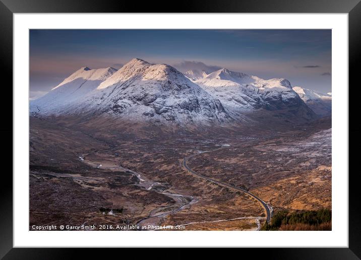 Glencoe, Scotland. Framed Mounted Print by Garry Smith