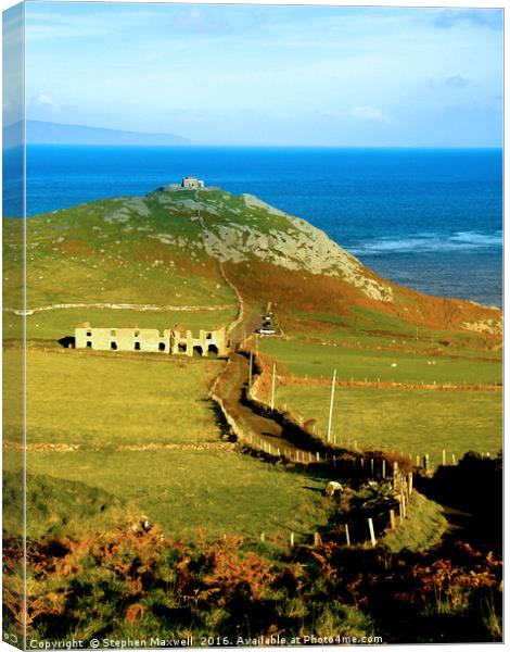 The Road To Torr Head Canvas Print by Stephen Maxwell