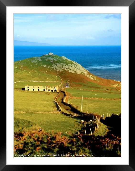 The Road To Torr Head Framed Mounted Print by Stephen Maxwell