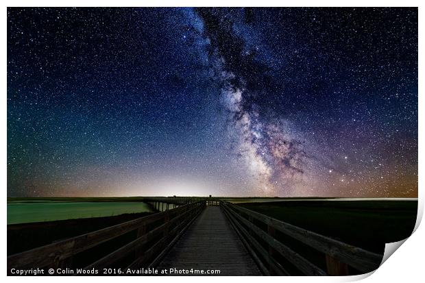 Pathway to the Stars Print by Colin Woods