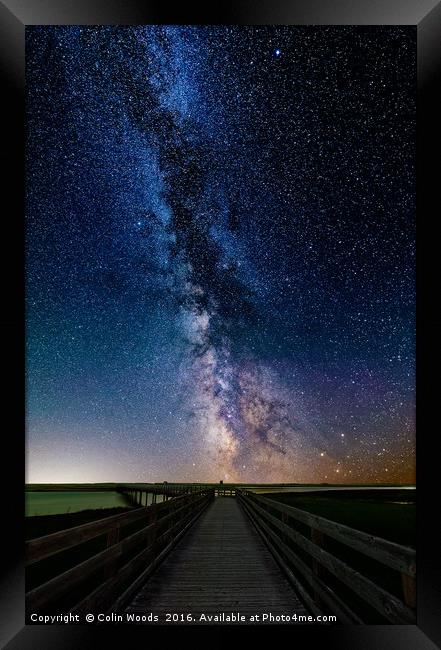 Path to the Stars Framed Print by Colin Woods