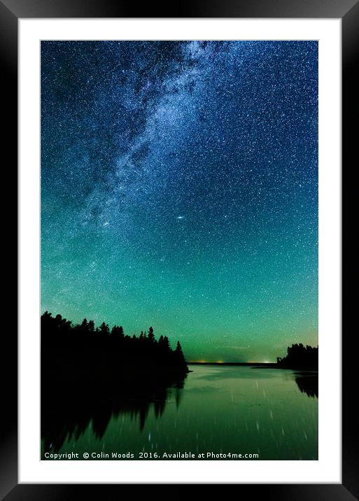 Starry reflections Framed Mounted Print by Colin Woods