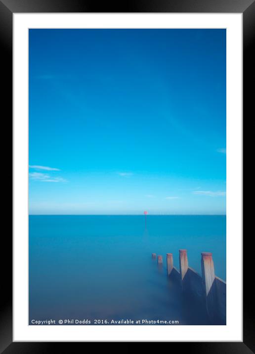 Mainly Blue Framed Mounted Print by Phil Dodds