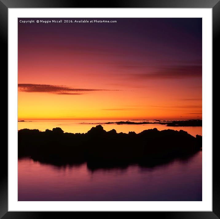 Kaikoura Sunrise New Zealand Framed Mounted Print by Maggie McCall
