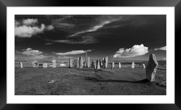 Callanish Framed Mounted Print by Chris Good