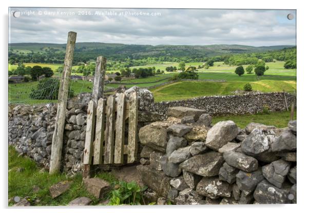 Yorkshire Views Acrylic by Gary Kenyon