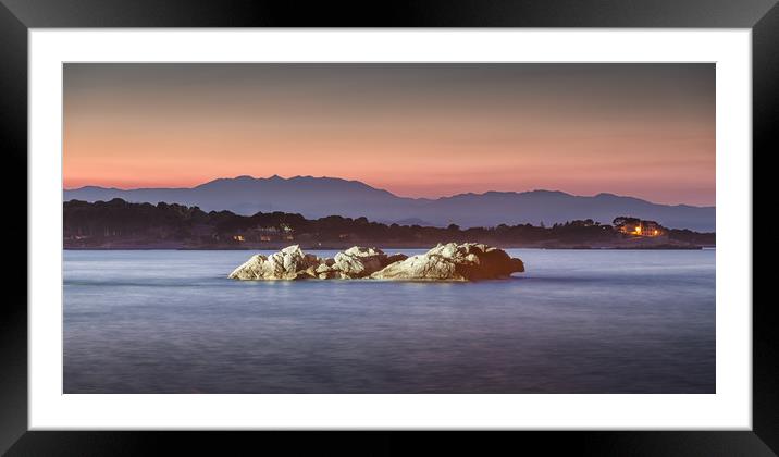 Le Platja at L'Escala Framed Mounted Print by Leighton Collins