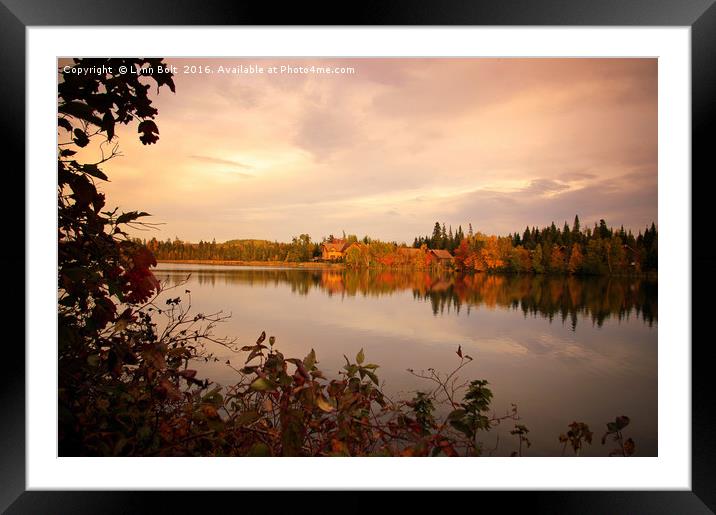 Fall in Canada Framed Mounted Print by Lynn Bolt