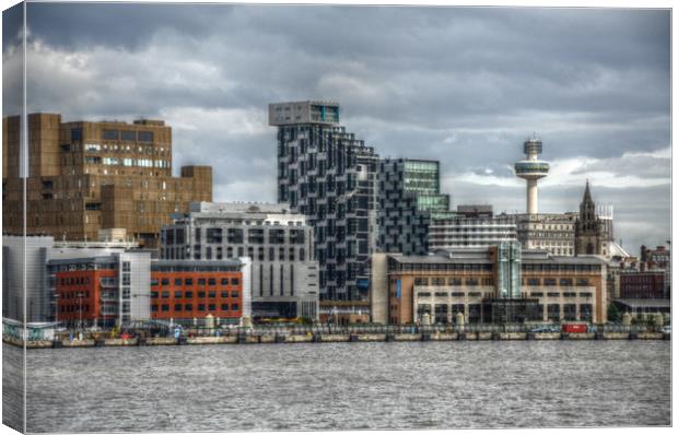 the mersey Canvas Print by sue davies