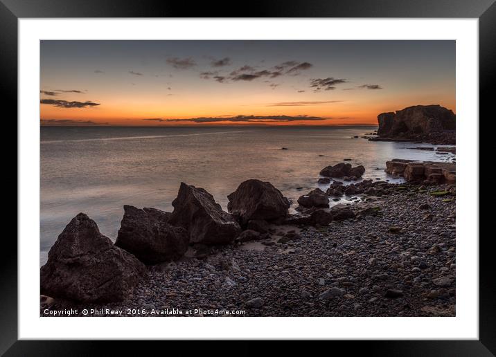 Sunrise  Framed Mounted Print by Phil Reay