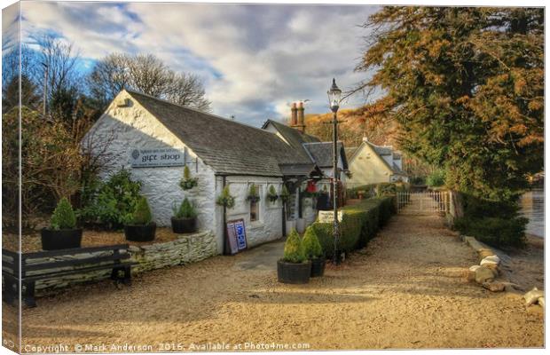 Luss Village  Canvas Print by Mark Anderson