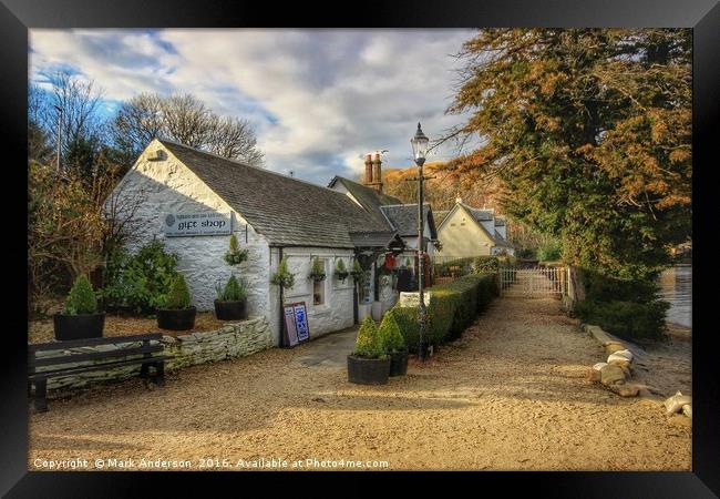 Luss Village  Framed Print by Mark Anderson