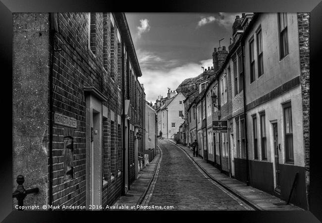 Cobble street Framed Print by Mark Anderson