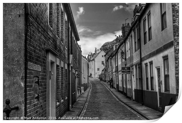 Cobble street Print by Mark Anderson