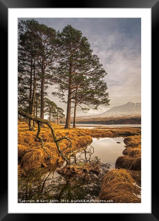 Winter's View. Framed Mounted Print by Garry Smith