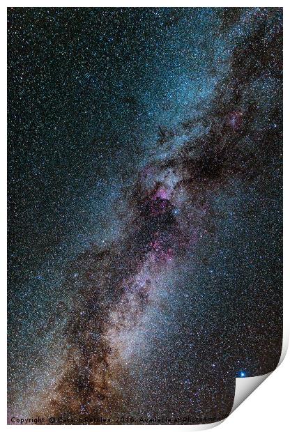 Milky Way galaxy Print by Ragnar Lothbrok