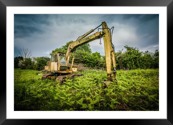 Old digger Framed Mounted Print by Jason Thompson