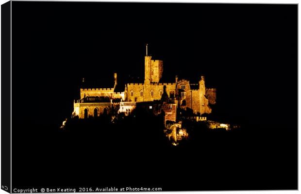 St Michael's Mount Canvas Print by Ben Keating