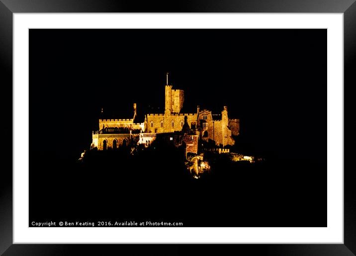 St Michael's Mount Framed Mounted Print by Ben Keating