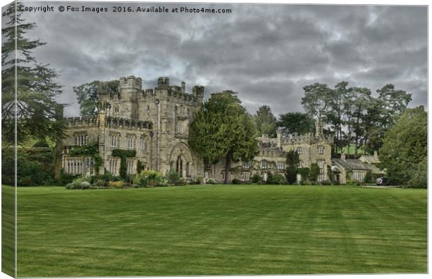 House at Bolton Abbey Canvas Print by Derrick Fox Lomax