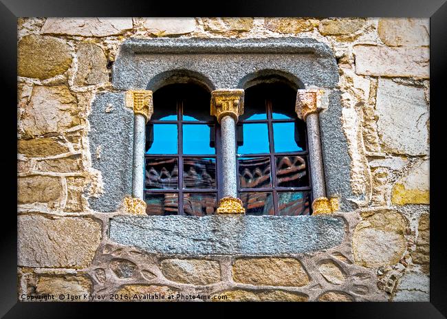 Medieval  window Framed Print by Igor Krylov
