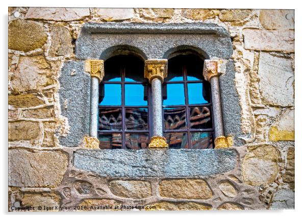 Medieval  window Acrylic by Igor Krylov