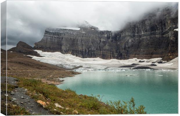 Grinnell Glacier - Expiration Date 2030 Canvas Print by Belinda Greb