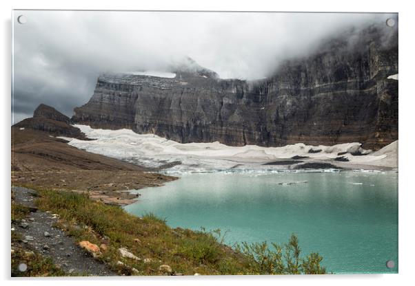 Grinnell Glacier - Expiration Date 2030 Acrylic by Belinda Greb