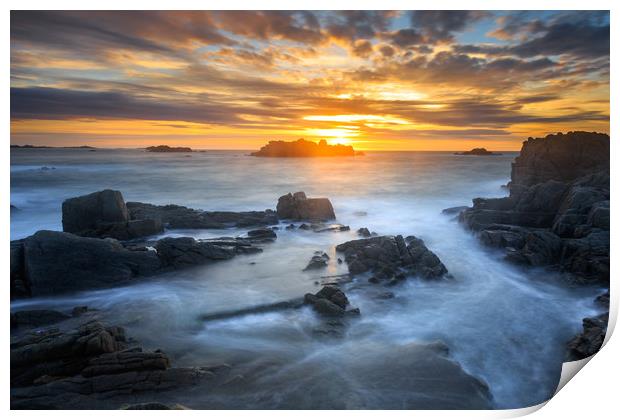 Sunset at Cobo  Print by chris smith