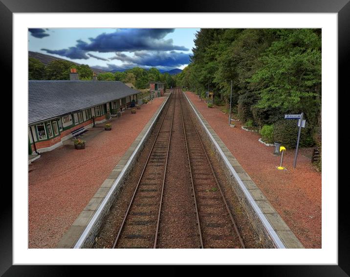 Spean Bridge Station      Framed Mounted Print by Peter Balfour