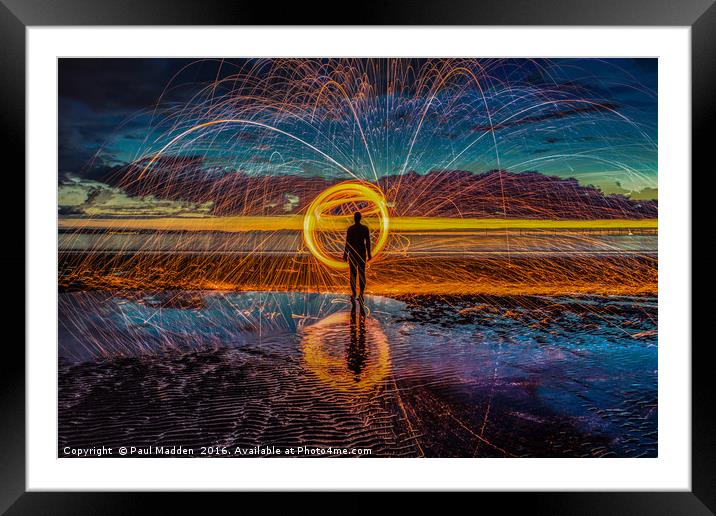 Sparks will fly Framed Mounted Print by Paul Madden