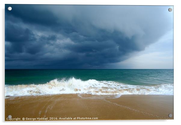Storm Cloud Acrylic by George Haddad