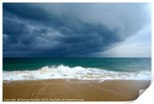 Storm Cloud Print by George Haddad