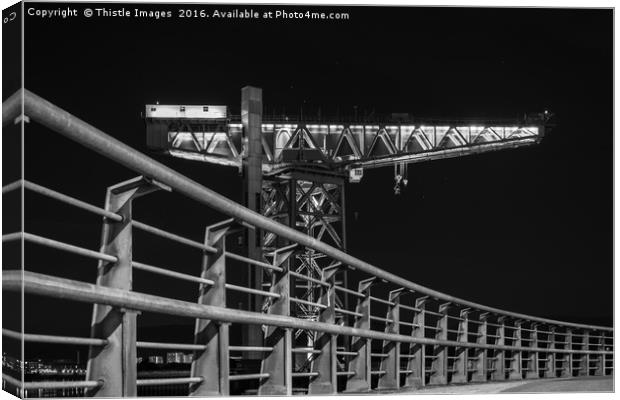 Titan Crane - Clydebank Canvas Print by Thistle Images