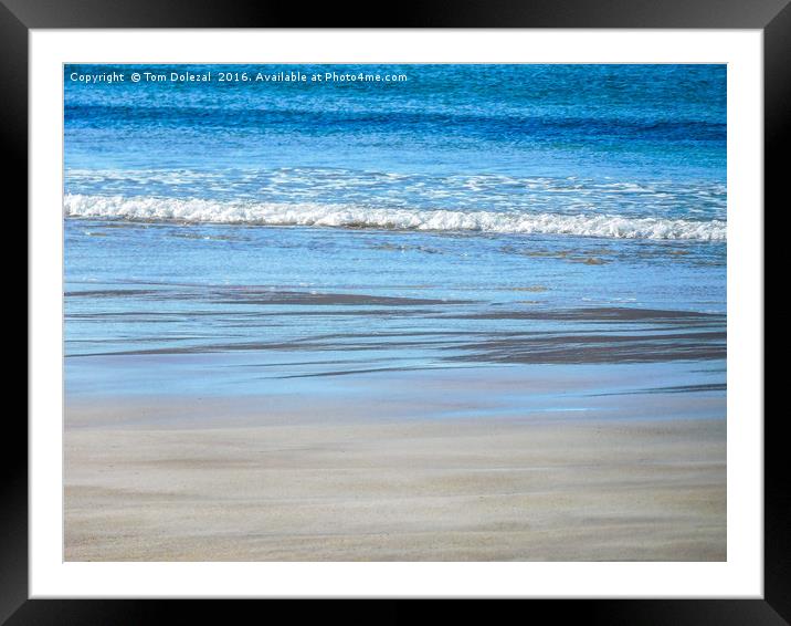 Balnakeil beach scene Framed Mounted Print by Tom Dolezal