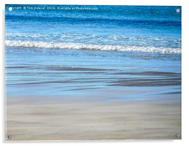 Balnakeil beach scene Acrylic by Tom Dolezal