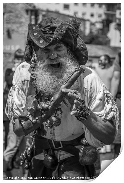 Pirates of Torbay Print by Glenn Cresser