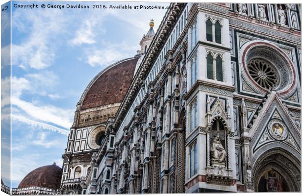 Duomo 01 Canvas Print by George Davidson