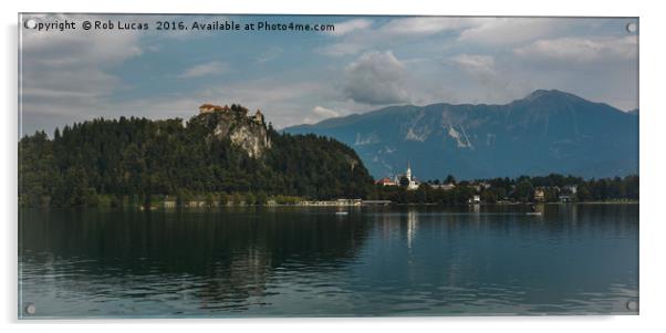 Castle Bled Acrylic by Rob Lucas