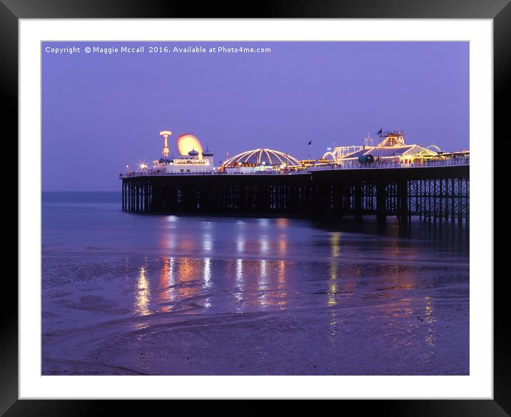Palace Pier, Brighton Framed Mounted Print by Maggie McCall