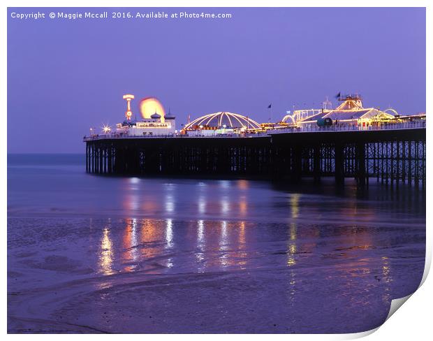 Palace Pier, Brighton Print by Maggie McCall