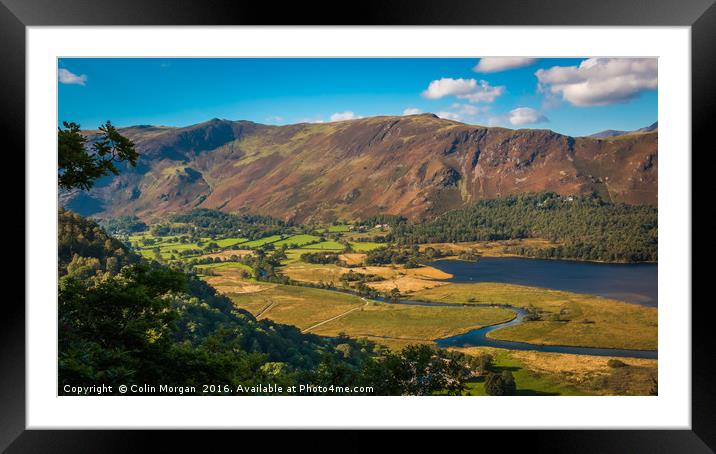 Catbells from Suprise View Framed Mounted Print by Colin Morgan