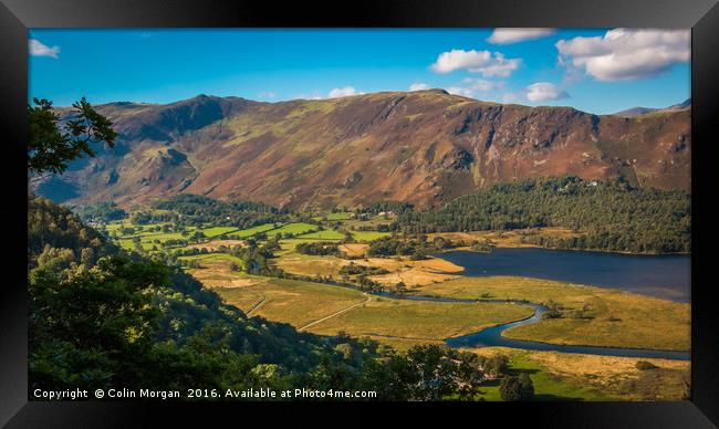 Catbells from Suprise View Framed Print by Colin Morgan
