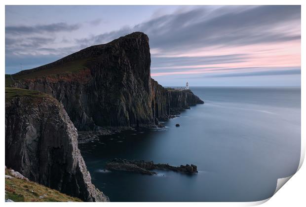 Neist Point Sunset - Isle of Skye Print by Grant Glendinning