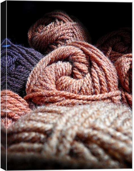 Let's Knit         Canvas Print by Peter Balfour