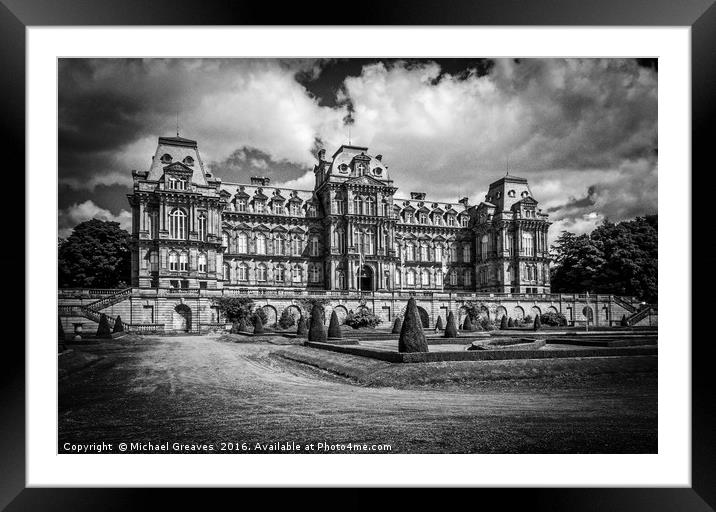 The Bowes Museum Framed Mounted Print by Michael Greaves
