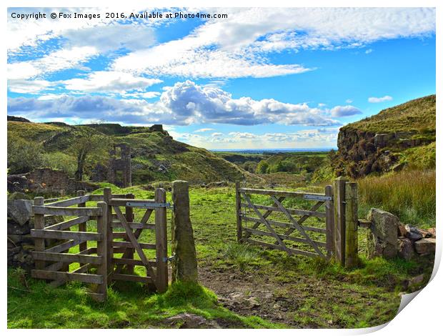 Gateway to the countryside Print by Derrick Fox Lomax