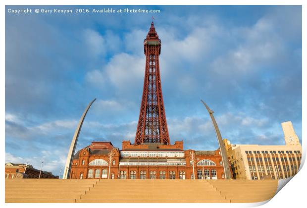 Blackpool Tower Print by Gary Kenyon