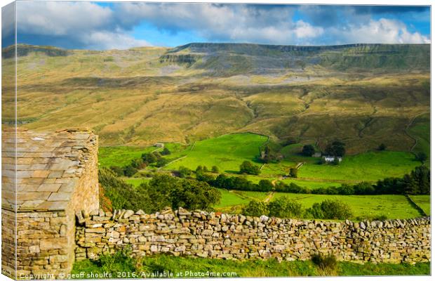 The glorious Yorkshire Dales Canvas Print by geoff shoults