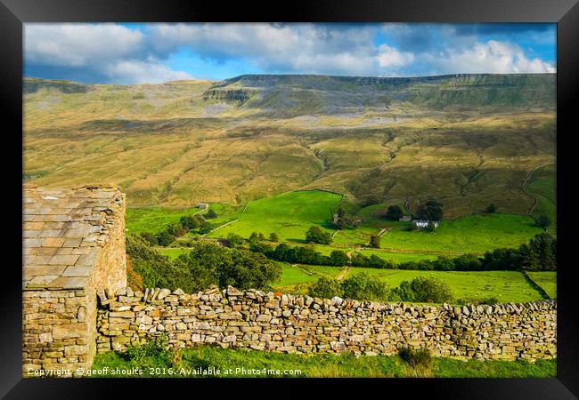 The glorious Yorkshire Dales Framed Print by geoff shoults